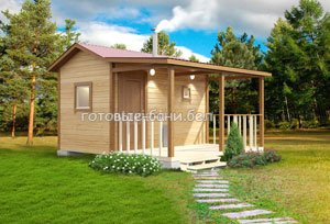 Дачница с террасой